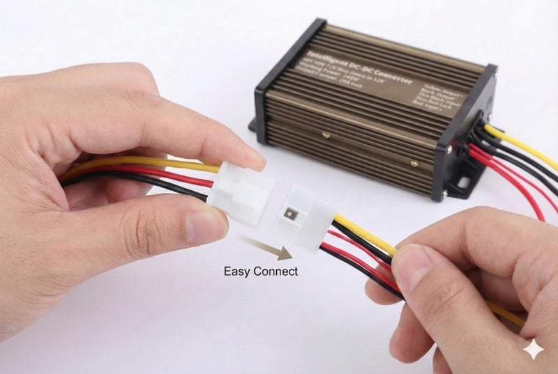 Pro Chaser DC-DC 72V 60V 48V Volt Voltage to 12V Step Down Voltage Reducer Regulator 180W 15A for Scooters & Bicycles Golf cart (20A 240W) - Image 2